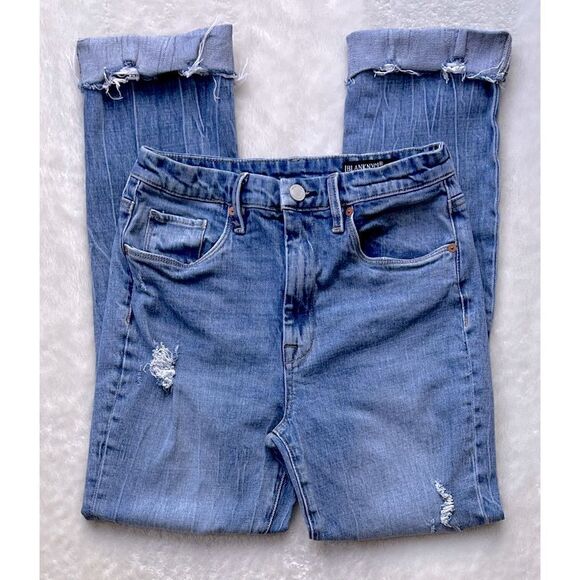 BLANKNYC The Lafayette High Rise Wide Flare Jeans in Out of Body, Size 27 - Picture 7 of 16